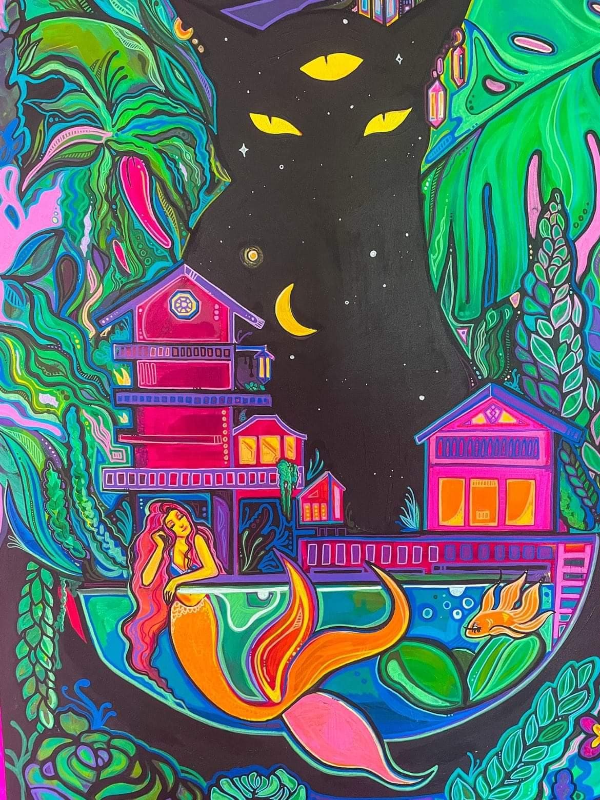 In The Garden Original Painting